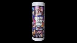 Grand Theft Auto VI Cover Tumbler Art