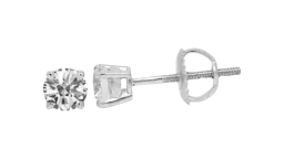 14k Diamond Solitaire Stud Earrings 0.2 ctw