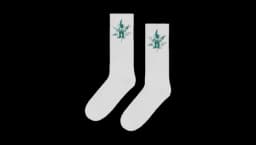 Logo Socks - White/Green