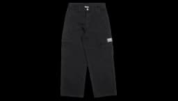 Heavyweight Baggy Fit Denim Cargo Pant - Dark Stonewash