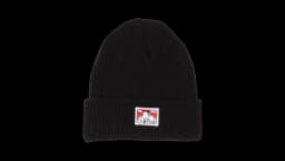 Waffle Knit Beanie - Black