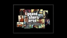 Grand Theft Auto San Andreas Poster - Framed Options