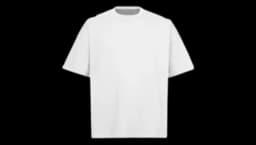 Heavyweight Cotton Short Sleeve Crew Neck T-Shirt - White