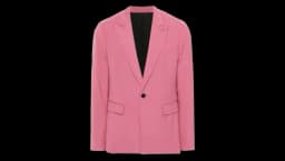 Aura Single-Breasted Blazer - Mulberry Pink