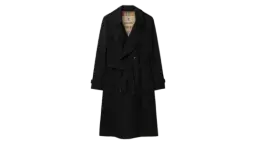 Long Kensington Heritage Trench Coat - Black