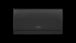 Marshall Tri-Fold Travel Wallet - Black