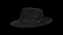 Amedeo S.Q. Felt Wide Brim - Black
