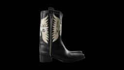 Detox In Alabama Leather Cowboy Boots - Black