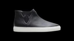 Logo-Detail Sneakers - Black/White