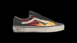 Premium Old Skool 36 Flames Shoes - Black