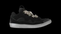 Curb Sneakers ID Chain in Suede