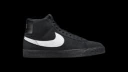 SB Zoom Blazer Mid - Black/Black/Black/White
