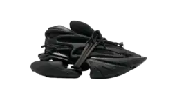 Leather Unicorn Low-Top - Black