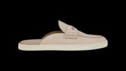 Grained Calf Leather Boat Shoes - Beige