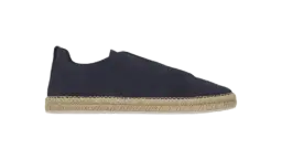 Triple Stitch Espadrilles - Navy Blue