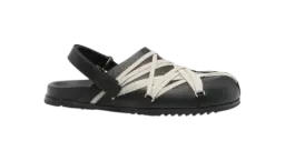 Megalaced Sandals - Black/White