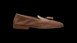Portland Pebble Baby Calf Suede with Leather Soles