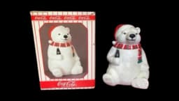 Polar Bear Cookie Jar 1996