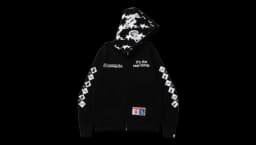 Full Zip Hoodie Black/White/Red/Blue
