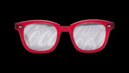 Logo Kinney Sunglasses - Red/Clear