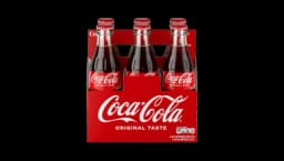 Coca-Cola Original Taste Glass Bottles (6 x 0,26 Liter Bottles)