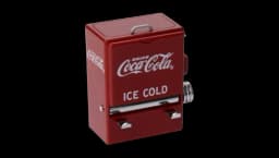 Coca-Cola Vending Machine Toothpick Dispenser - Red/White