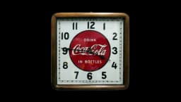 Original Coca-Cola Advertising Wall Clock