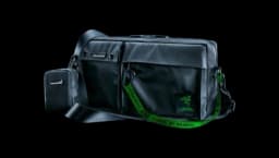 Xanthus Crossbody Bag - Black/Green