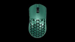 R5 Ultra Wireless Gaming Mouse Carbon Fiber - Green