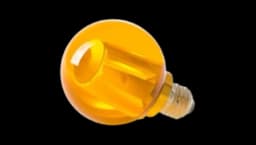 Crystaled Round Amber