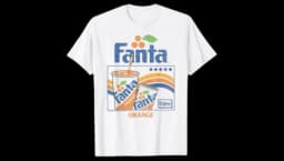 Fanta Enjoy T-Shirt - White/Orange/Blue