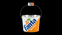 Fanta Orange Beverage Ice Bucket - Multicolor