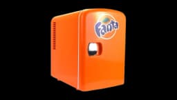 Fanta FA04 4 Liter 6 Can Portable Mini Cooler