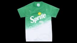 Sprite Logo Gradient Tee - Green/White/Yellow