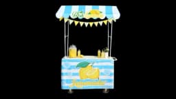 Lemonade Stand Kits Hut Decor 6 Pcs