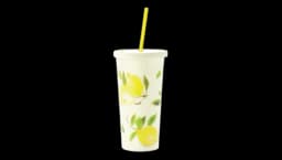 Lemons 591ml Travel Tumbler With Straw