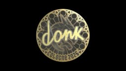 Sticker | donk (Gold) | Cologne 2026