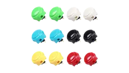 Sanwa Original Push Buttons 30mm 12 Pack