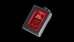 Retro Insert Coin Keychain LED