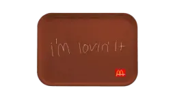 I'm Lovin' It Lunch Tray