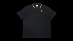 Polo Shirt Uniform Embroided Logo - Black/Yellow/Red