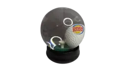 Vintage Promo Advertising Golf Snowglobe