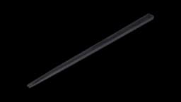 Chopsticks Wood Black 1 Pair