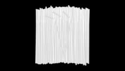 Disposable Plastic Drinking Straws 150 Count