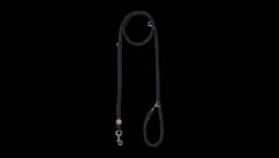 Leather & Cashmere Dog Leash - Brown