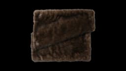 Fur Blanket Marrone