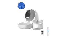 Bundle: Catlink Litter Box + Automatic Feeder - White