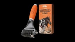 2-in-1 Deshedding & Dematting Comb & Grooming Brush