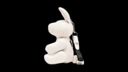 Rabbit Messenger Bag - Cream White