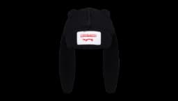 Rabbit-Ear Beanie - Black